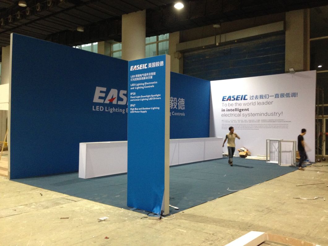 China por mayor Fabricaci&oacute;n stand de feria 10FT tejido en tensi&oacute;n pared