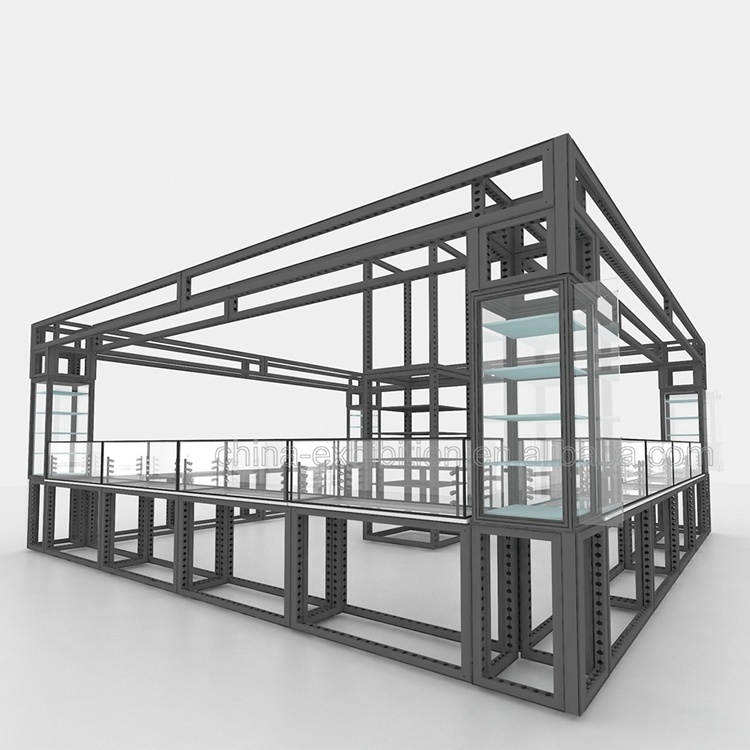 Cabina della fiera commerciale LED Jewelri di nuova progettazione promozionale riutilizzabile di alta qualit&agrave; prezzo conveniente