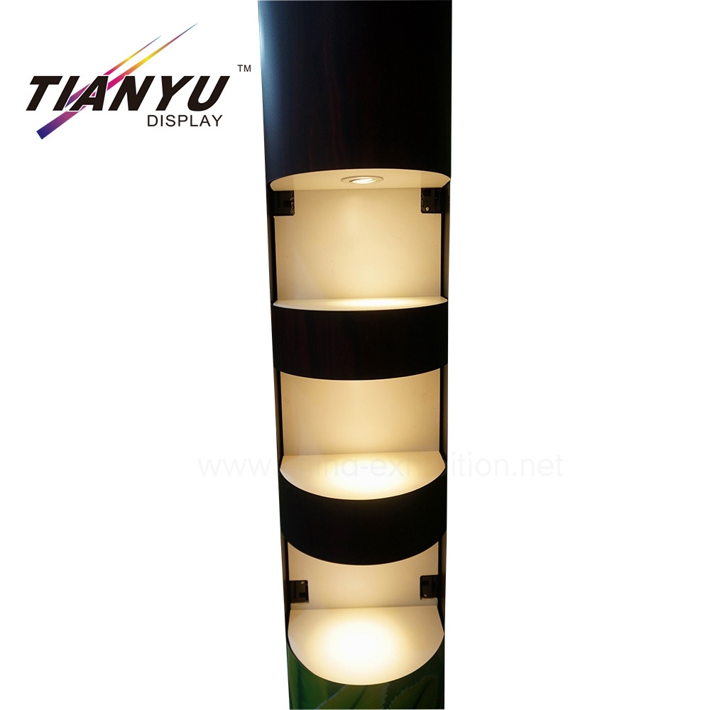 Fabricante personalizada recto surge la exhibici&oacute;n del PVC Banner Pared Soporte