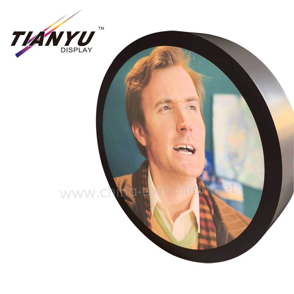 Pubblicit&agrave; Light Box in alluminio Profilo Pubblicit&agrave; tavole di segno Circle Light Box