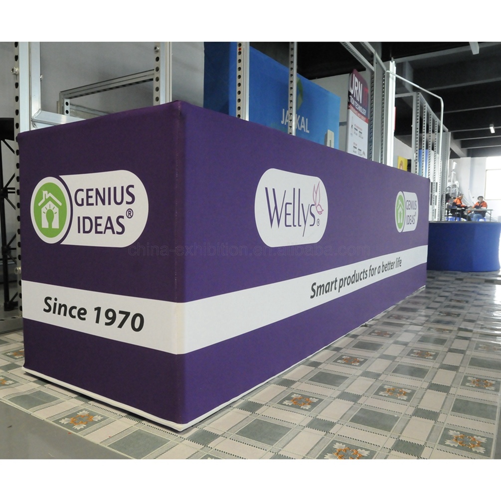 Esposizione tensione portatile in tessuto Promozione alluminio Tabella Trade Show