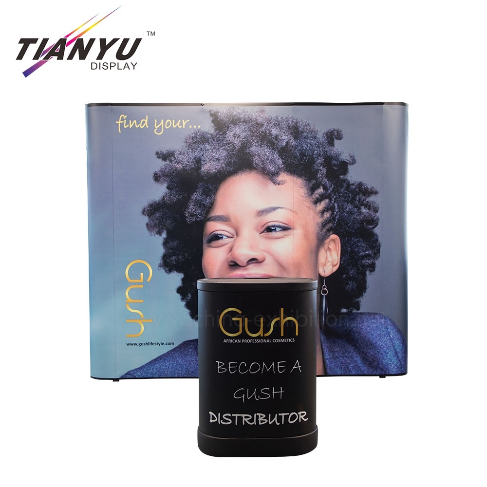 La tensione 3m * 3m alluminio Fabric Pop up Tradeshow Booth