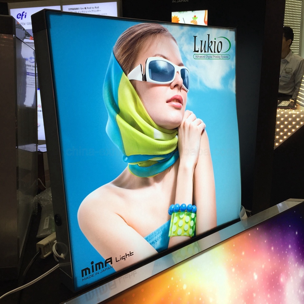Produsen Aluminium Extrusion Bingkai luar ruangan Signage Fabric LED Advertising Light Box