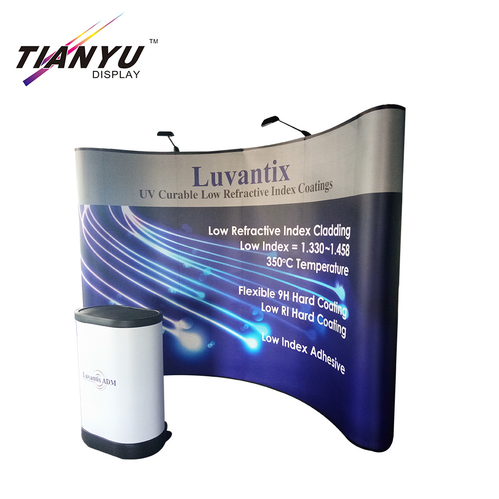 Personalizado Pop Promotional um quadro Banners sinal de estrada de um quadro de Pop-Fabric Bandeira