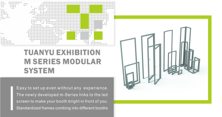 3X5 Lightweight Booth Exponate für den Kleiderhandel
