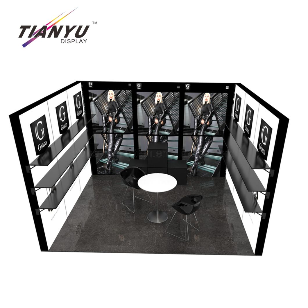 10X10 facile montaggio modulare Tradeshow Booth in alluminio