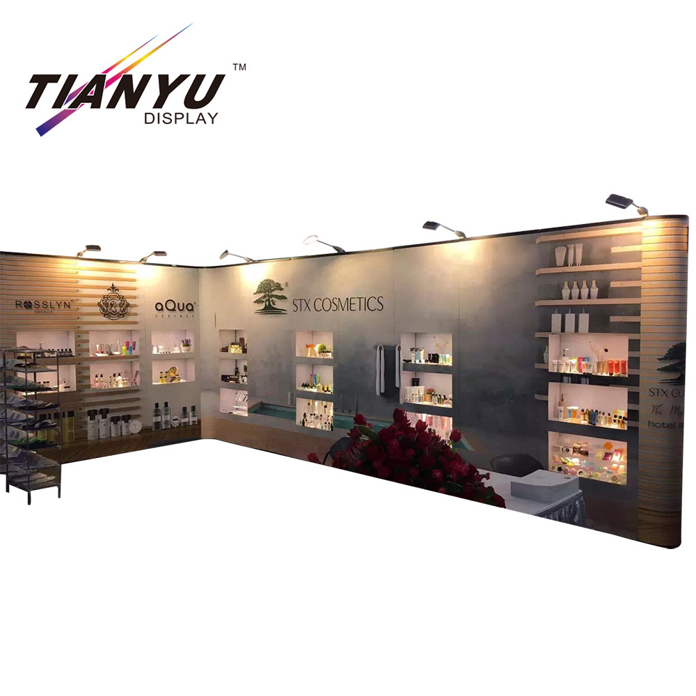 Colocaci&oacute;n en el suelo hacen estallar la Promoci&oacute;n Banner Stands Expositores Imprimir tela rectas