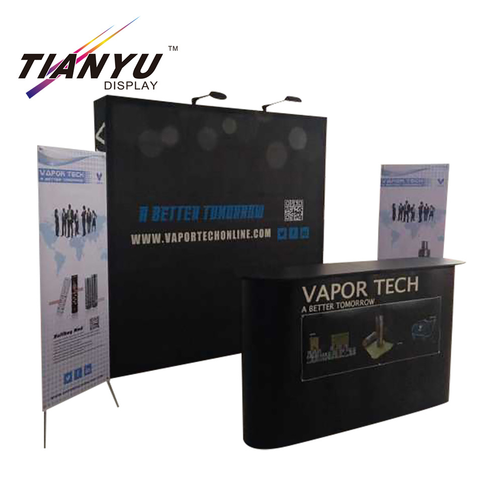 L'alta qualit&agrave; curvo Trade Show Pop up display banner stand