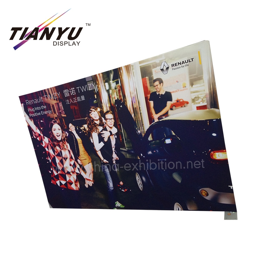 Benutzerdefinierte Gr&ouml;&szlig;e und Form Aluminium Material Double Sided Stoff Frameless Thin Light Box