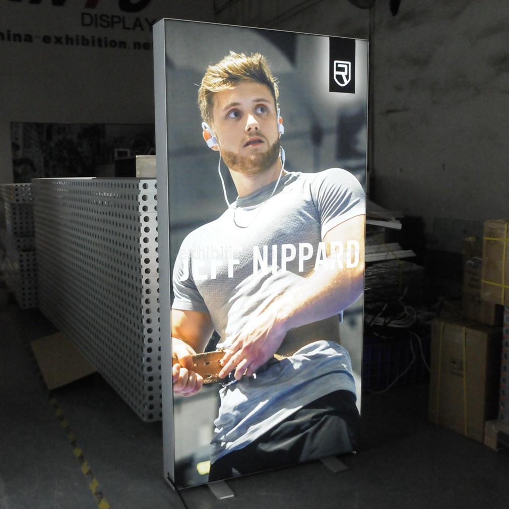 Sistema di visualizzazione a LED a LED Insegna a LED con bordo illuminato Profilo in alluminio Bordo Lightbox