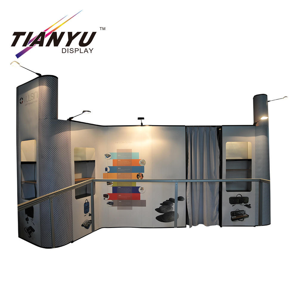 10FT alluminio curvato Eterosessuale Autobloccante Magnetic Pop Up Stand