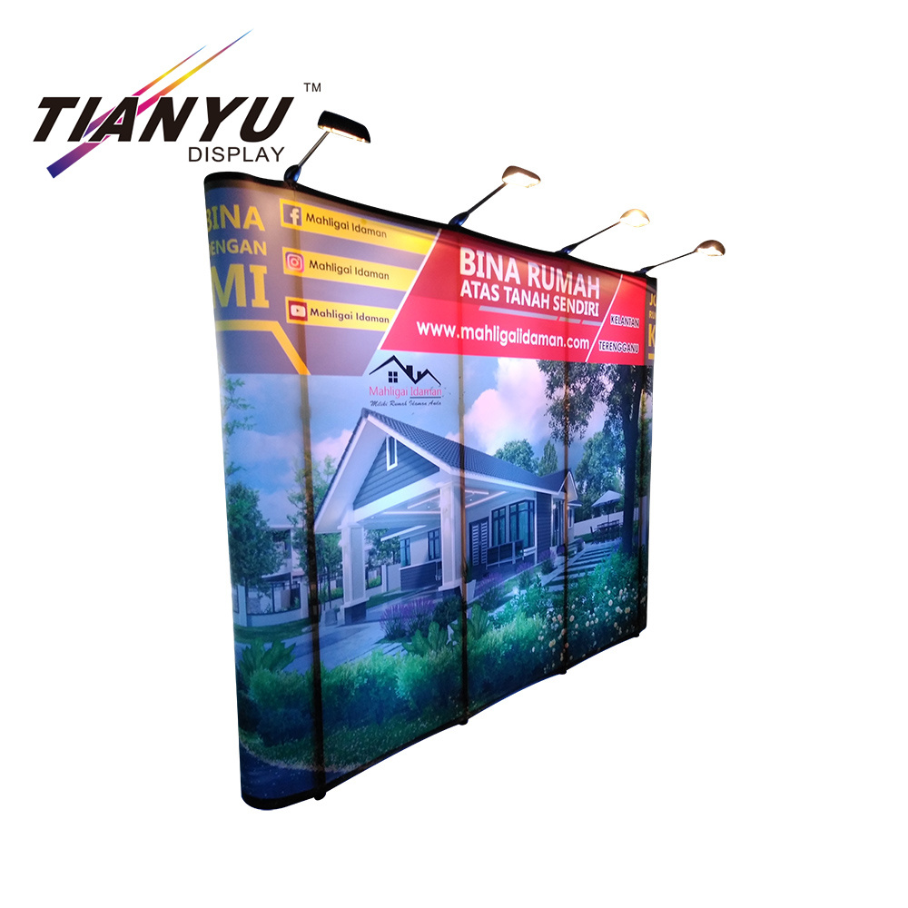 Portable Tradeshow Aluminium 4X3 3X3 10FT Pop opkomen voor Achtergrond Weergave