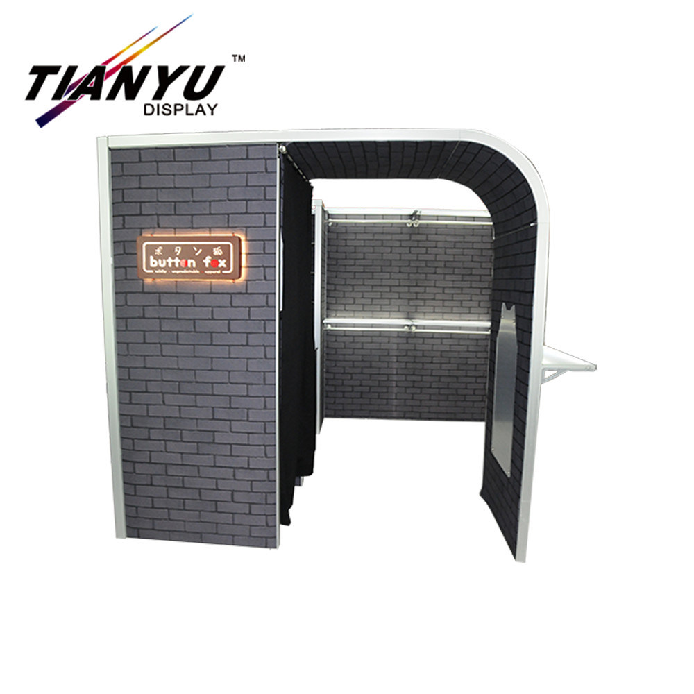 Marco de aluminio reutilizable tensi&oacute;n Tubos personalizado Tela Exposici&oacute;n Stand 3X3