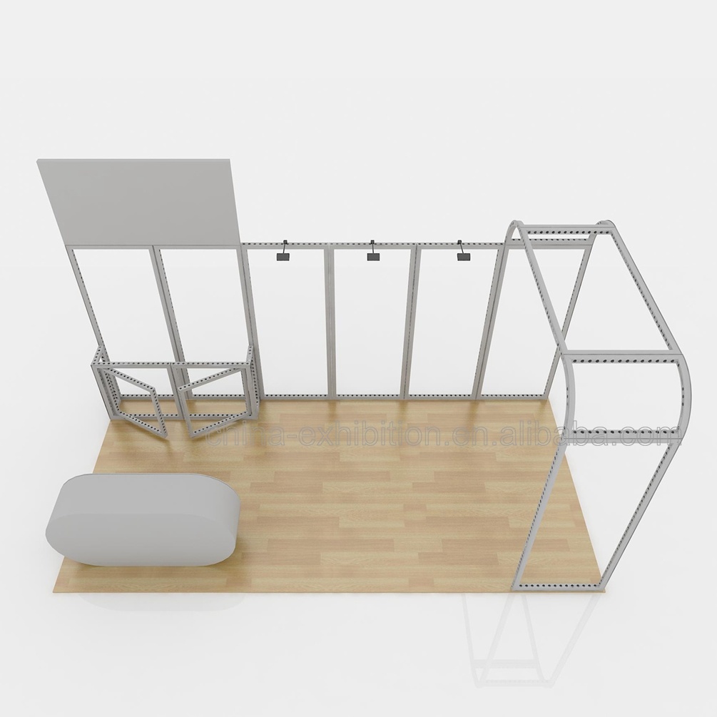 Tian Yu Do Alum&iacute;nio port&aacute;til 10 por 20 Exhibition Booth Stall pode converter a 10 por 10 Booth