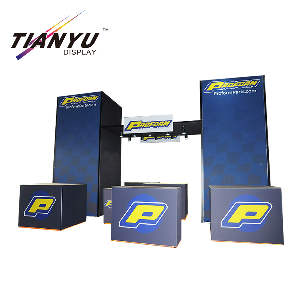 Esposizione modulare portatile della cabina di fiera commerciale 3X3 M della cabina di mostra di progettazione su ordinazione