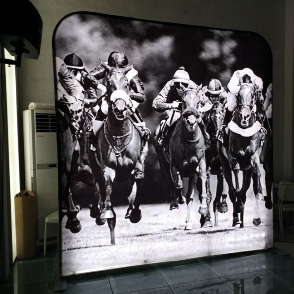 10 FT in tessuto in tensione del contesto Trade Show Display Stand parete per la pubblicit&agrave;