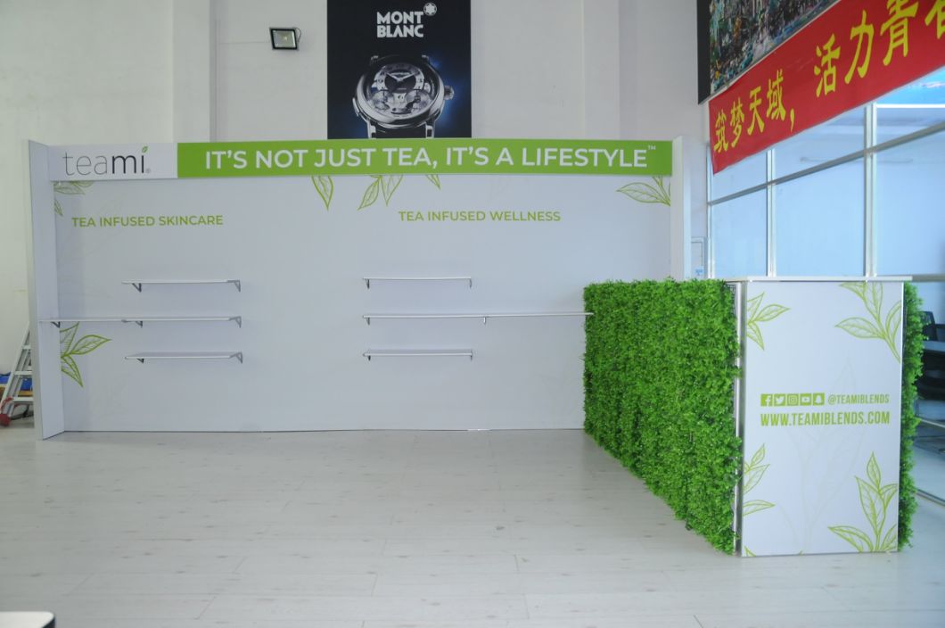 10FT tubo curvo cabina della fiera commerciale del contesto