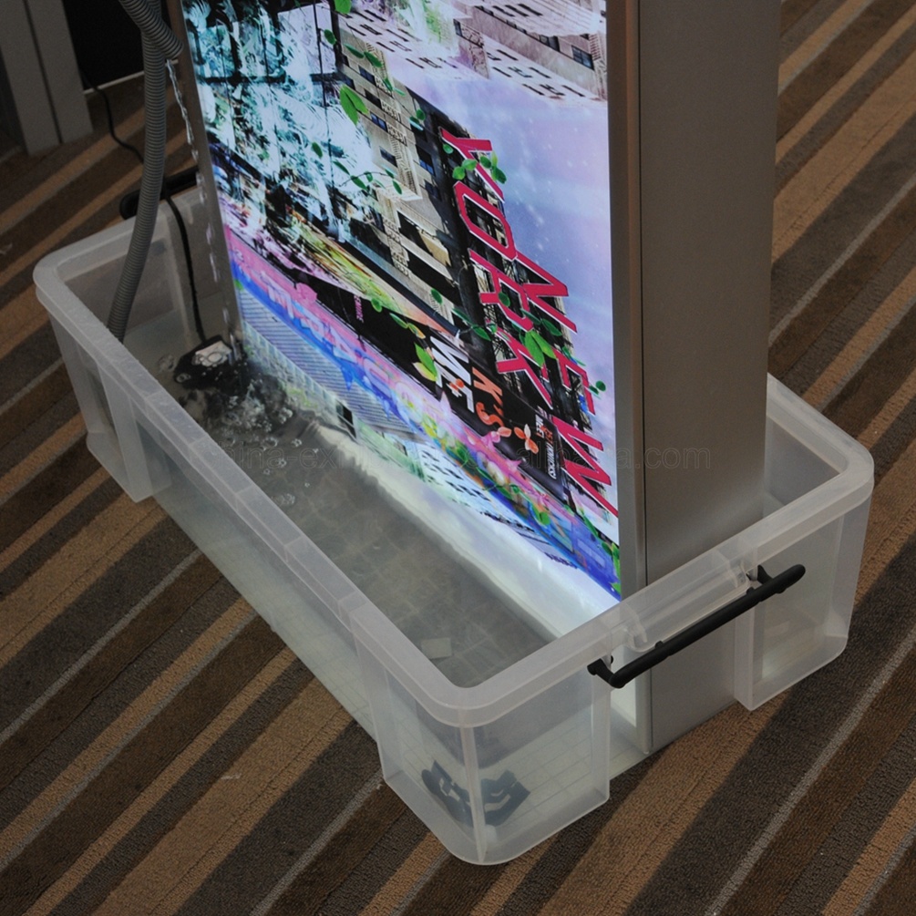 Waterproof LED Fabric Light Box Bingkai Tanda Advertising