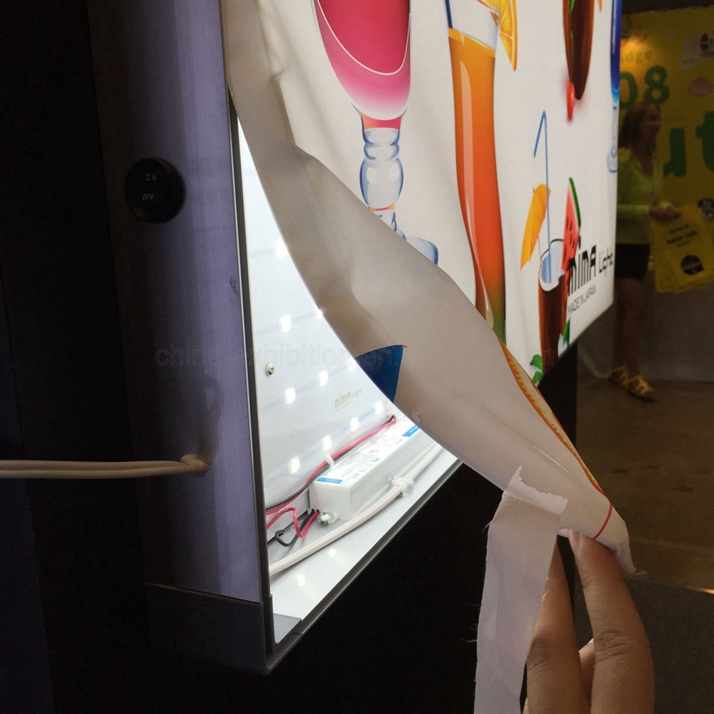 Produsen Aluminium Extrusion Bingkai luar ruangan Signage Fabric LED Advertising Light Box